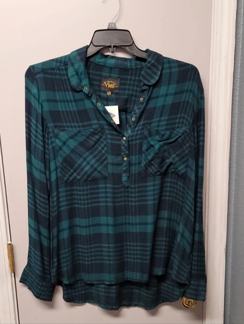 XL YMI Flannel Plaid Shirt 
